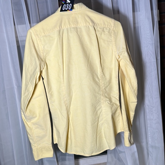 Used Ralph Lauren women’s yellow L/S slim fit shirt size 6. 100% cotton - Picture 9 of 11